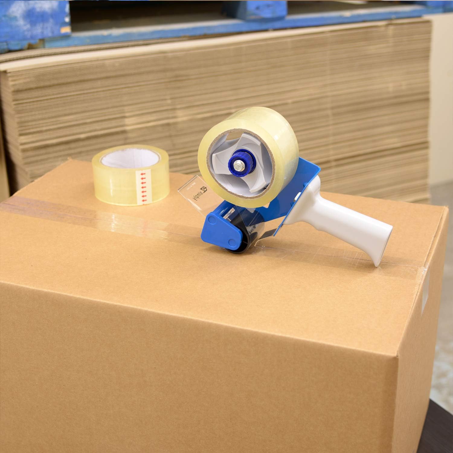 2 Heavy-Duty Packing Shipping Tape Dispenser Gun - with 4 Rolls (2”) : Office Products