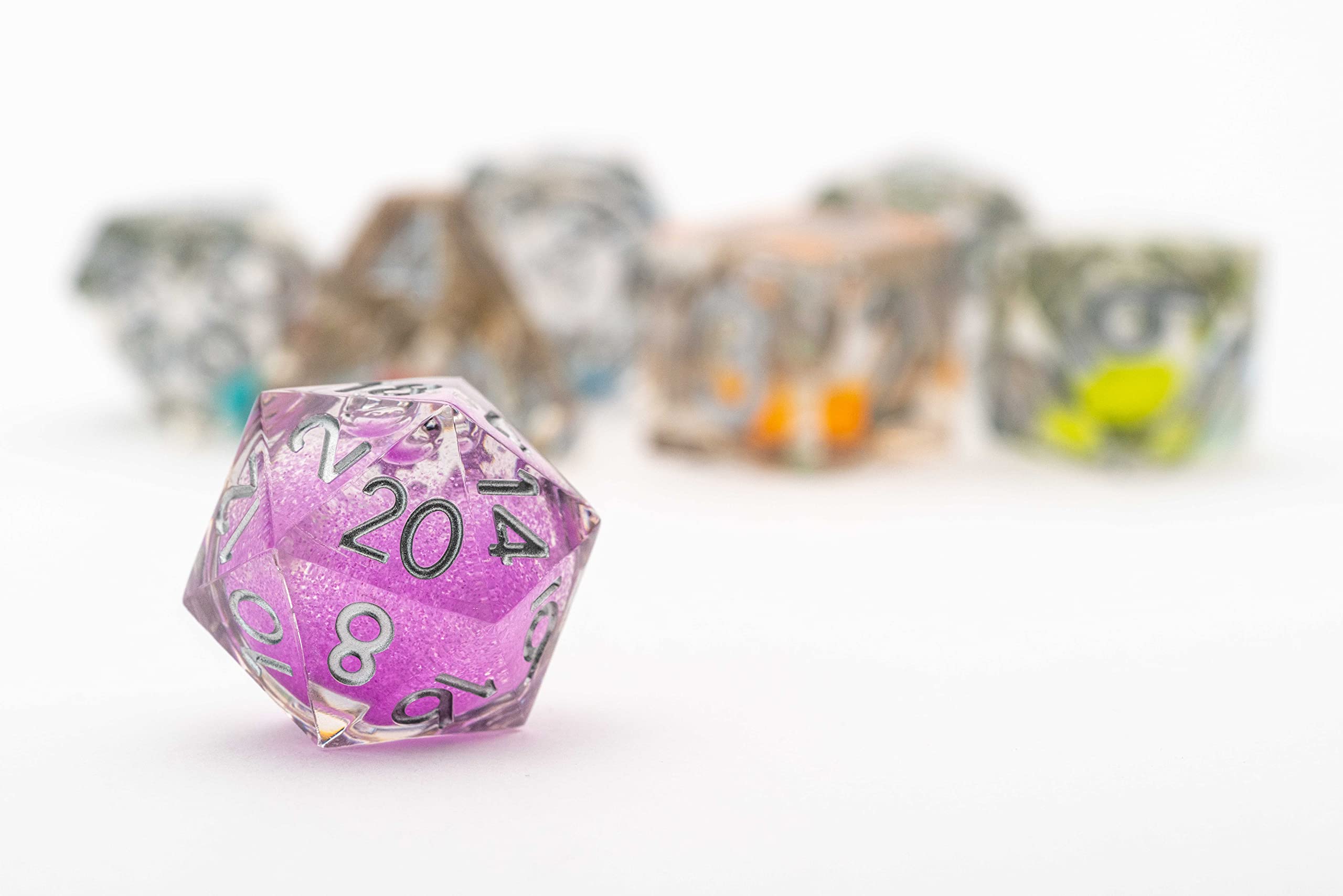 FanRoll Elixir Liquid Core Dice Set: Rainbow Dust