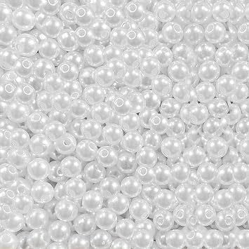 1200pcs 6mm Pearl Beads for Jewelry Making