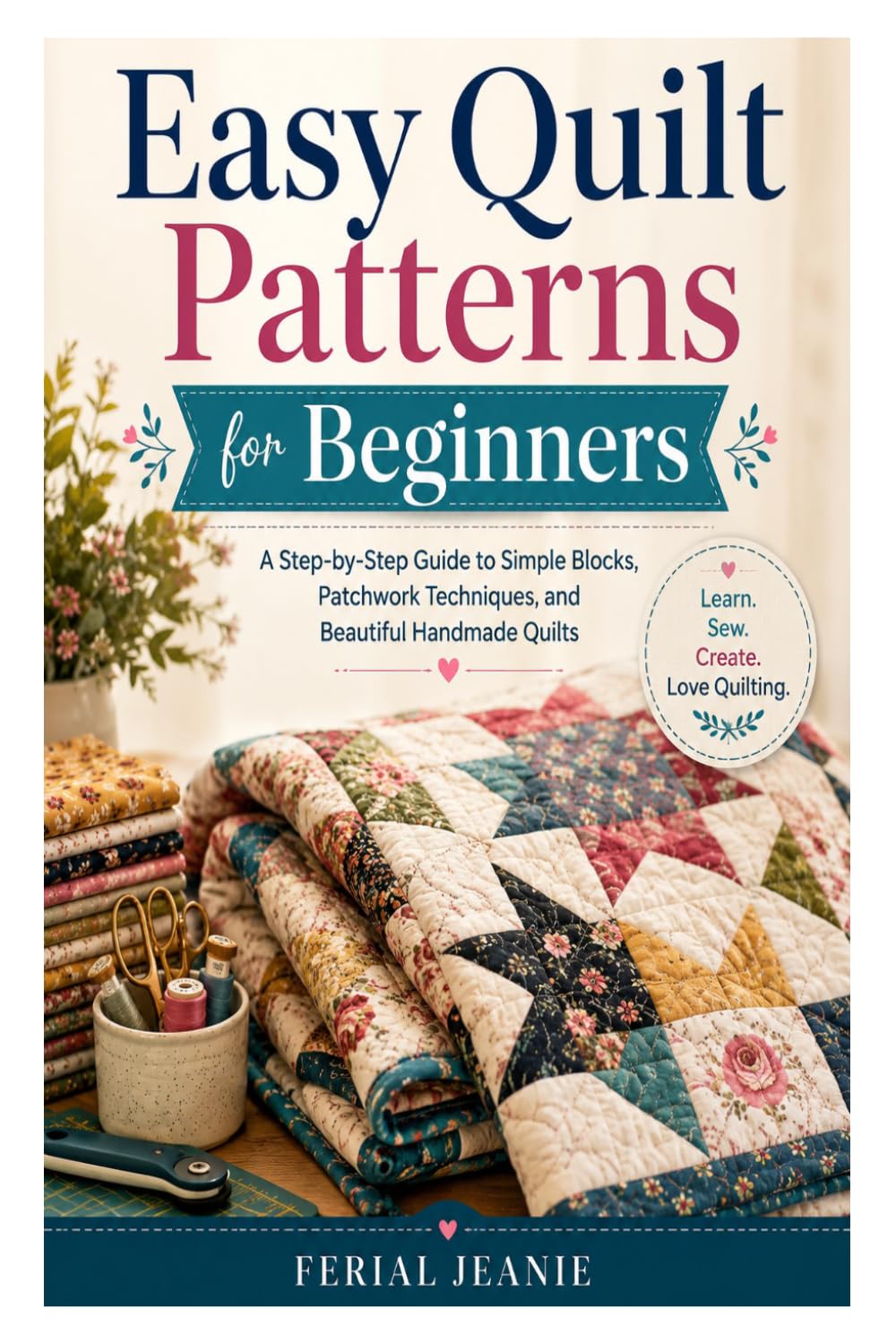 Easy Quilt Patterns for Beginners: A Step-by-Step Guide to Simple Blocks, Patchwork Techniques, and Beautiful Handmade Quilts