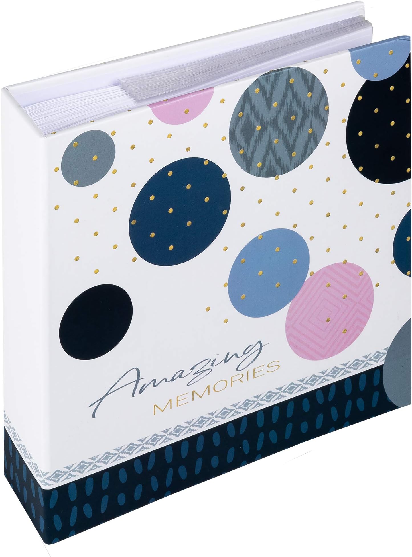 walther design Photo Album Blue 200 Photos 9 x 13 cm Memo Album Amazing Memories ME-485-L