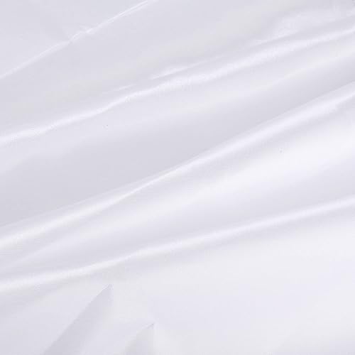Miniatura 2 de Tela de satén para novia, boda, decoración, disfraz, 60 pulgadas de ancho por yarda (3 yardas, blanco)