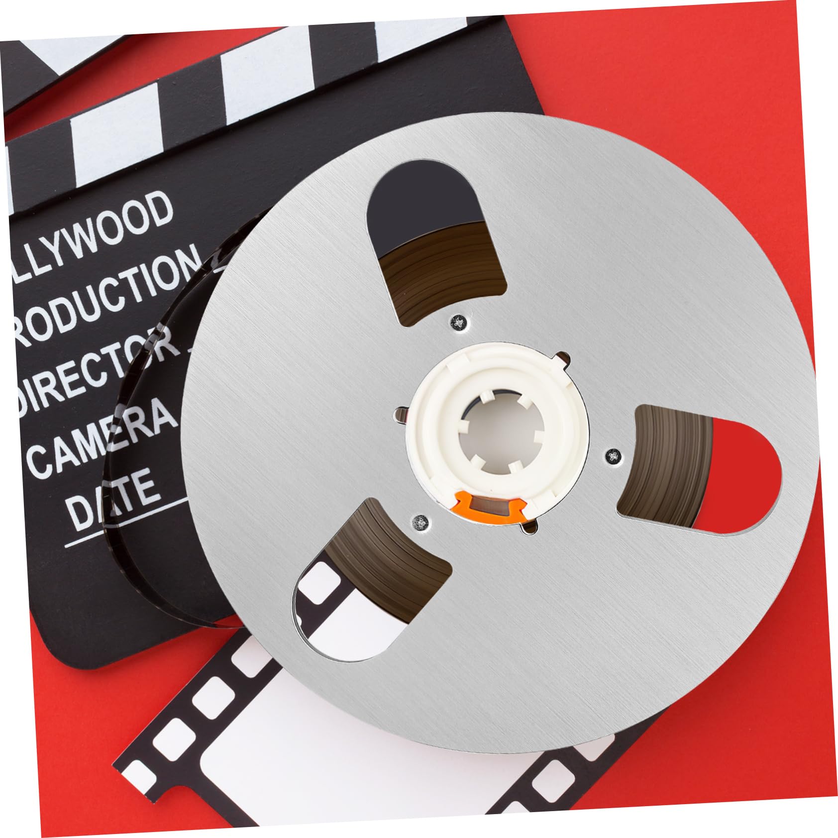 Balacoo Empty Tape Reel Aluminum Alloy Spool for Tape Recorder Accessories for Organizing Tapes and Wires Reliable and Practical Design for Recording Equipment