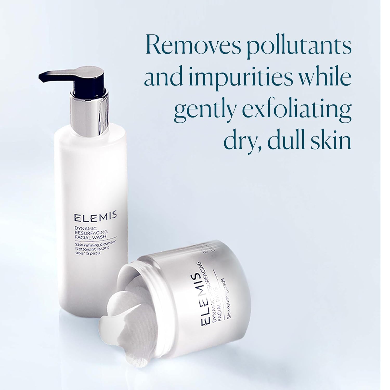 ELEMIS (The) Dynamic Duo Kit ($124 Value) - Enzyme-Powered Skin Refining Formulas - Daily Gel Cleanser and Exfoliating Facial Pads Kit - Image 3