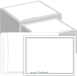 100 Pcs Income Tax Return Envelope for Tax Preparers 13 x 10 Inches Open End Envelopes Security Envelopes for Office Business Legal Documents Catalog Paper Mailing(Green)