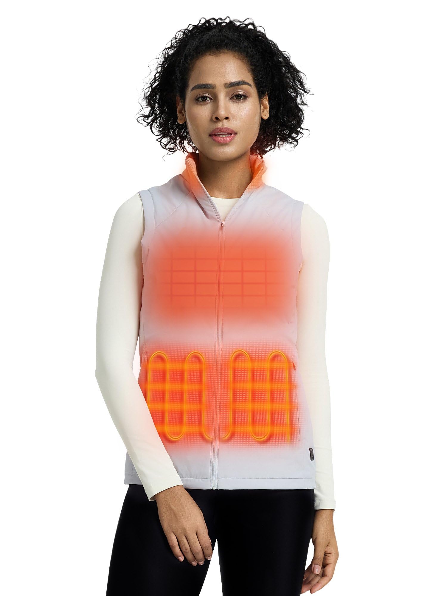 OROROWomen's Heated Vest with Battery, Lightweight Heating Vest for Running Hiking (Charger Not Included)