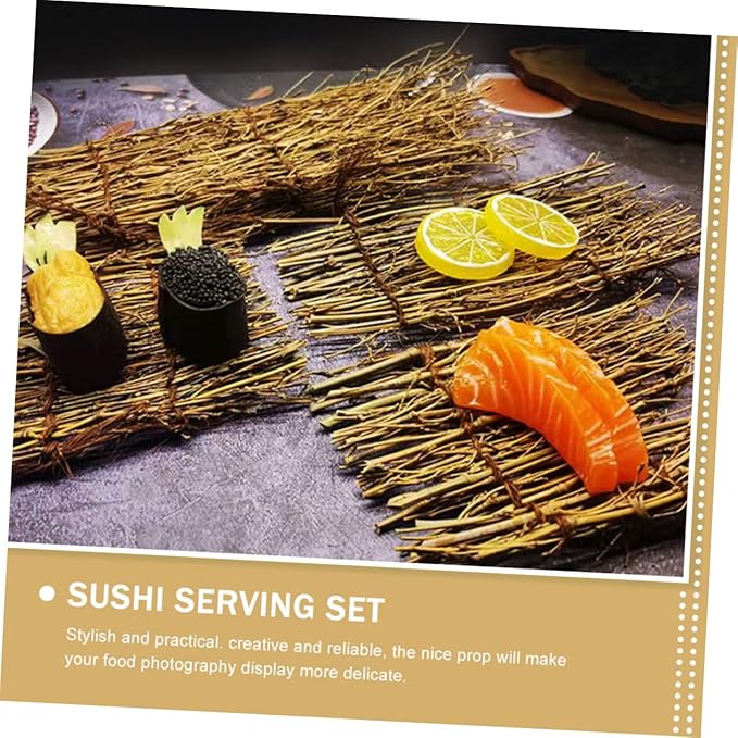 Set de 6 Platos de Sushi de Bambú Mikinona miniatura 4