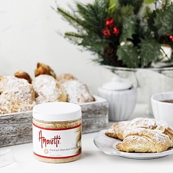 Amoretti - Premium Blanched Almond Paste 1 lb, 16.0 Ounce