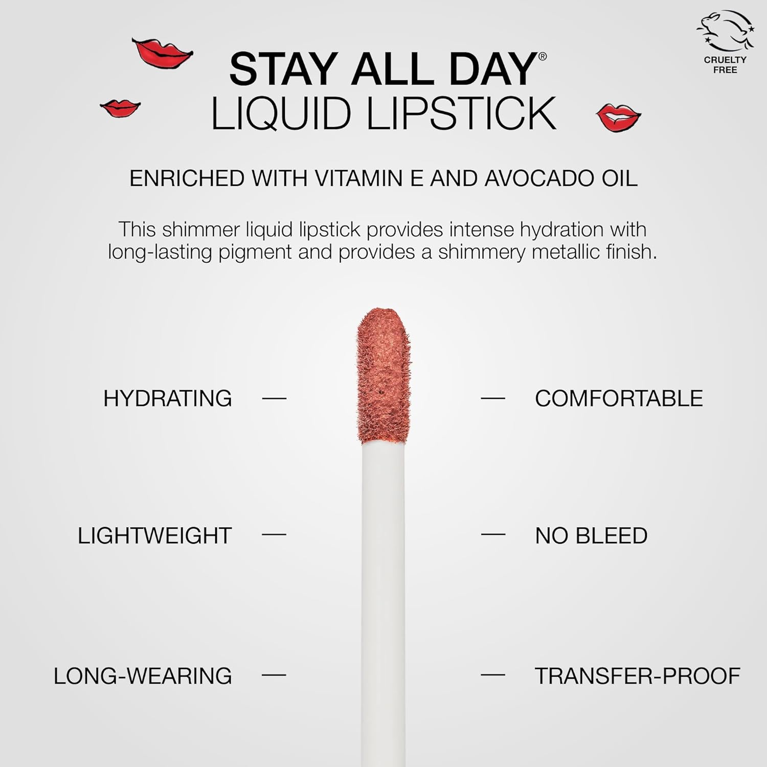 stila Stay All Day Sheer & Shimmer Liquid Lip - Image 4