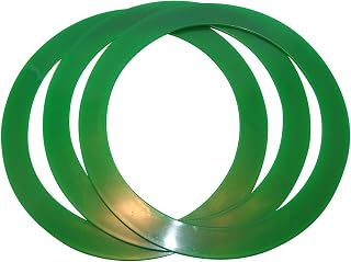 Higgins Brothers Juggling Rings Set of 3 Professional Style (Forest Green)