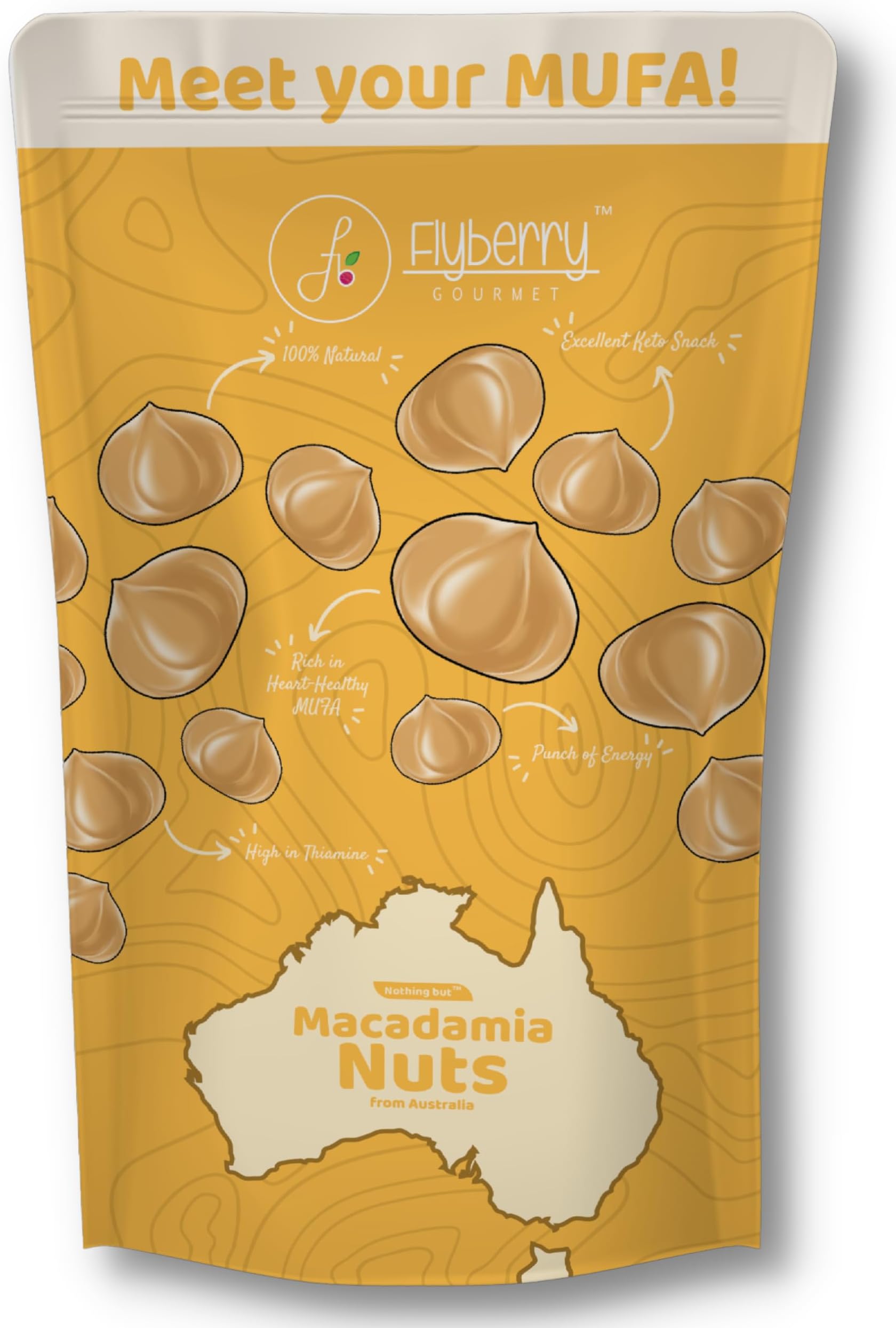 Gourmet Macadamia Nuts 100g | Imported From Australia| Boosts Immunity and Improves Stamina | Rich in Vitamins, Minerals, Fiber, Antioxidants and Healthy fats