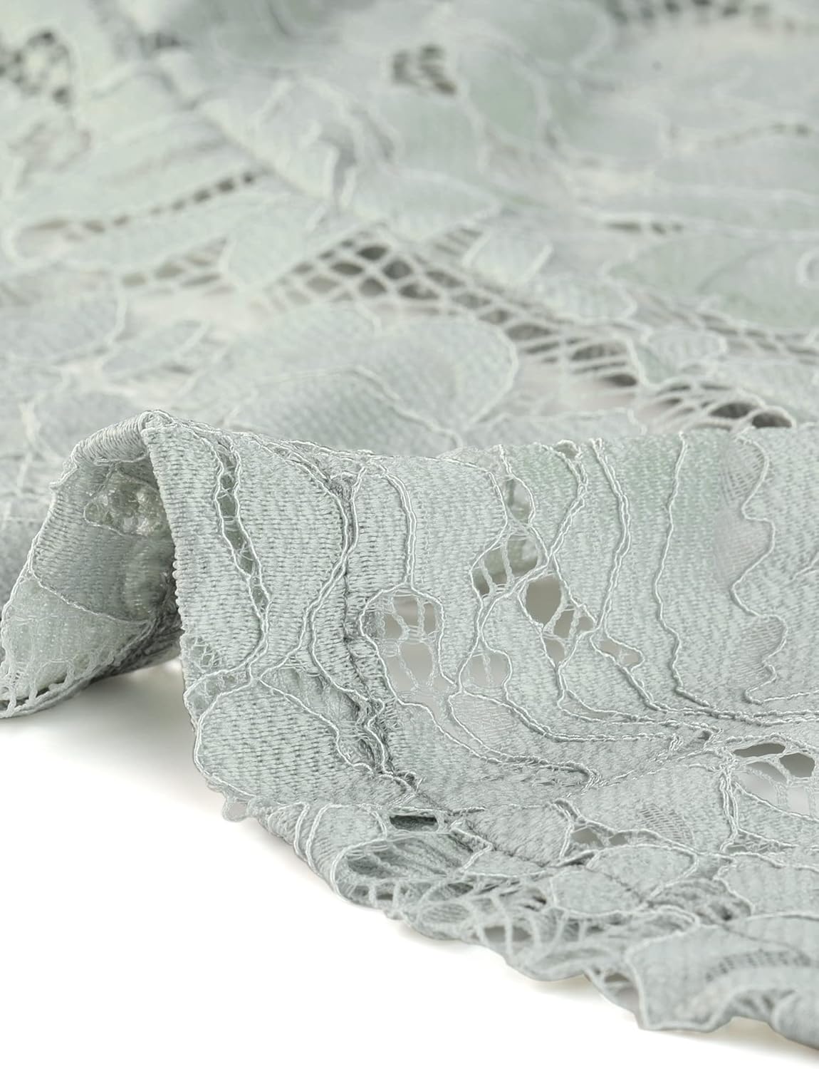 Allegra K Bolero Shrug for Women's Lace Cardigan Tie Front Crop Ruffled Formal Dressy Wedding Shrugs - Image 5