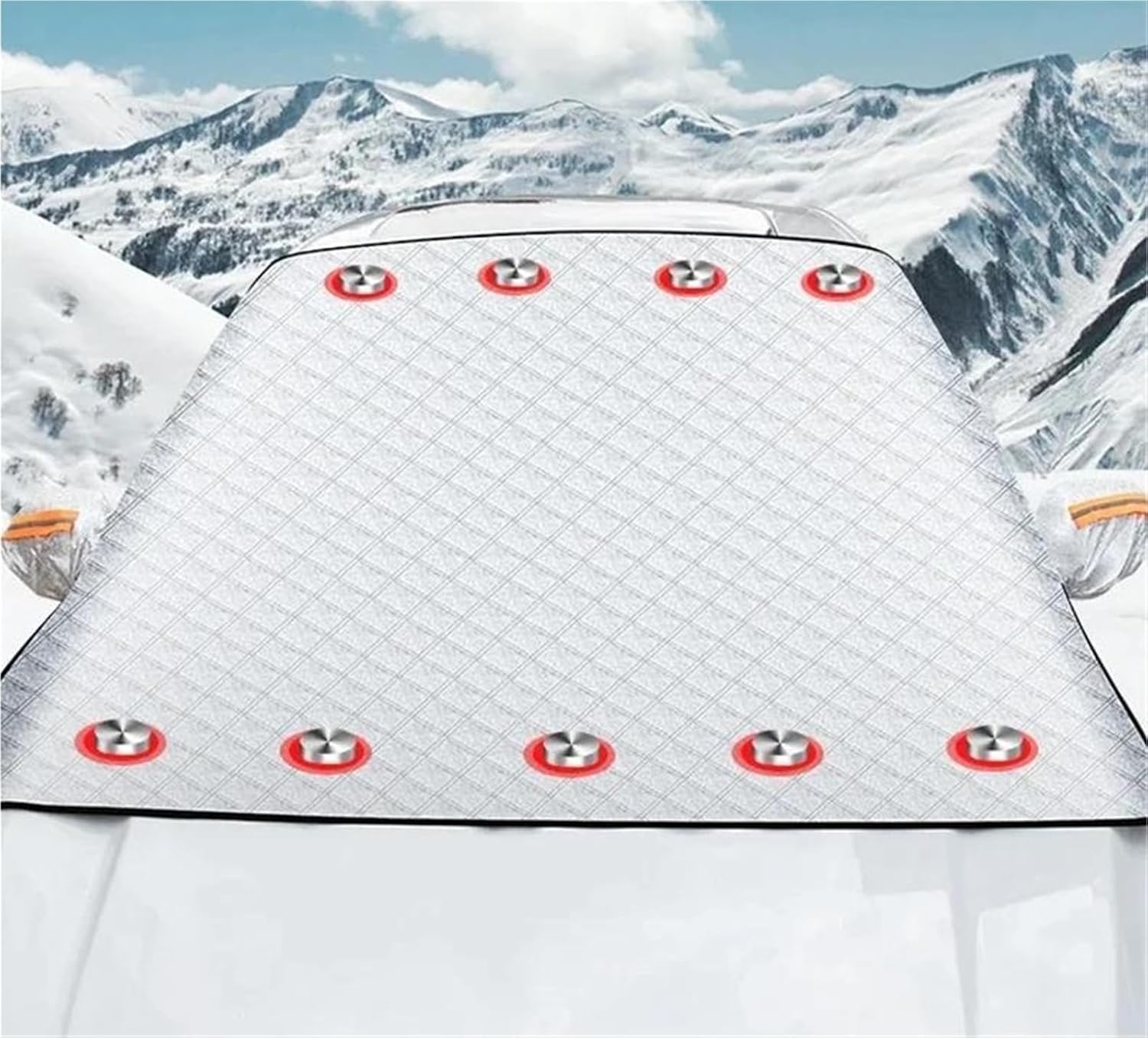 for Toyota for Corolla for Prius for Yaris for Rav4 for CHR for Aygo for Hilux Winter Car Windshield Cover Front Covers Anti Snow Frost Ice Shield Sun Shade Protective Snow Cover