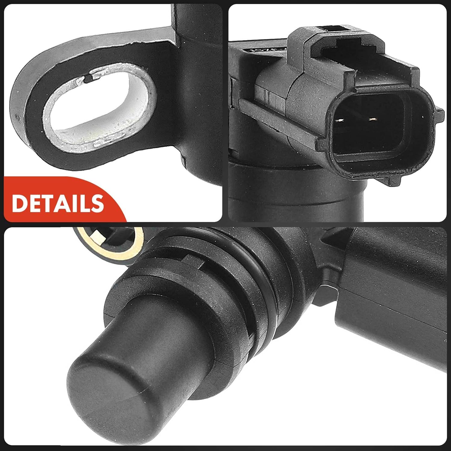 A-Premium 3-PC Engine Camshaft Crankshaft Position Sensor Compatible with Ford Focus 2008-2011, Transit Connect 2010-2013, 2.0L, Replace# 6M8Z12K073A, 6M8Z6B288D