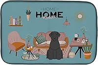 Vista 316 de Caroline's Treasures CK7824DDM - Tapete absorbente para secado de platos con diseño de bulldog inglés, rojo y blanco, para encimera de cocina, 14 x