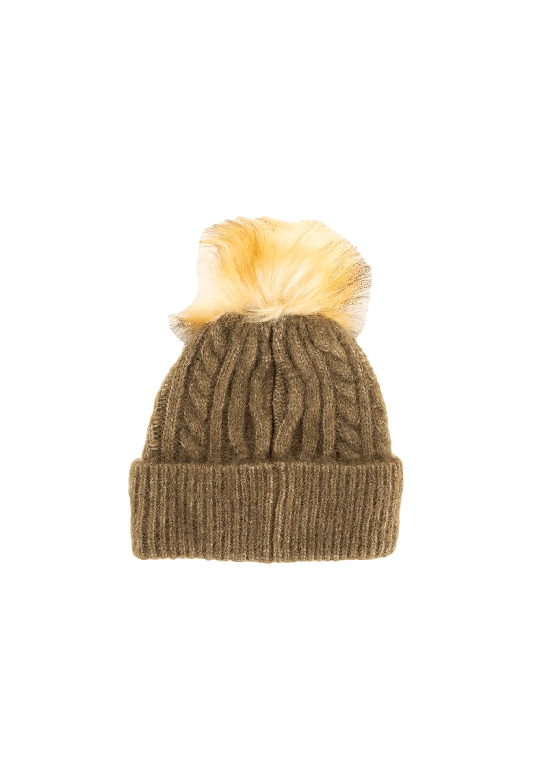 Superdry Damska luksusowa czapka beanie ze wzorem warkocza