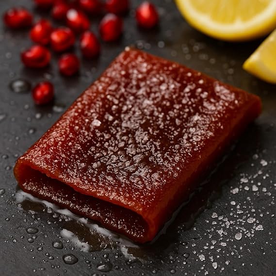 Premium Persian Lavashak - authentic Sour Fruit Leather - 4 Pack (90g Each) - Natural, No preservatives