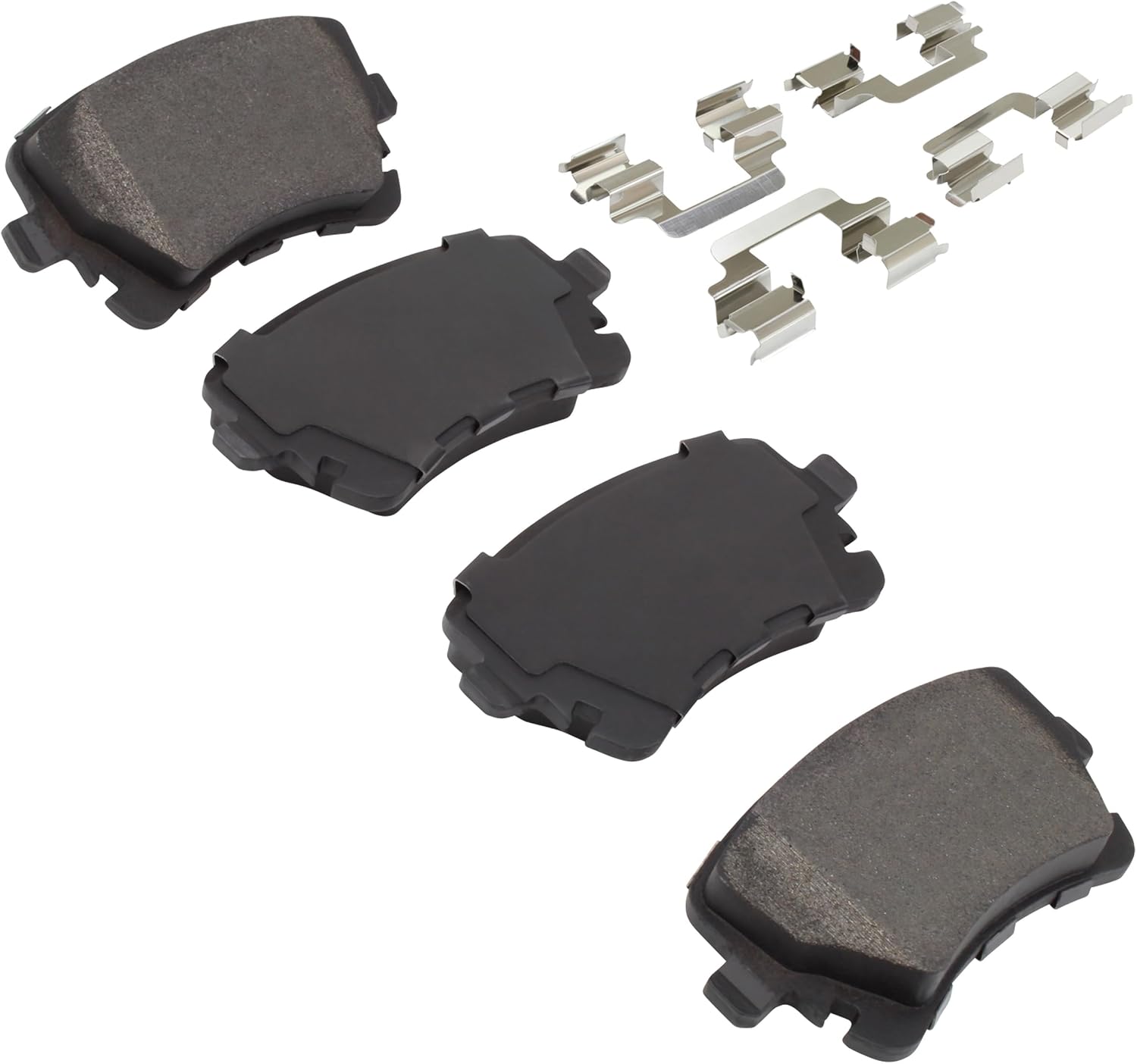 QUALITY-BUILT Rear Semi-Metallic Brake Pads, Black Series 1003-1018M, Compatible with 1991-2016 Audi/Bentley/Volkswagen (A6,A6 Quattro,A8 Quattro,Continental,EuroVan,Phaeton,RS4,RS6,S4,S6,S8)