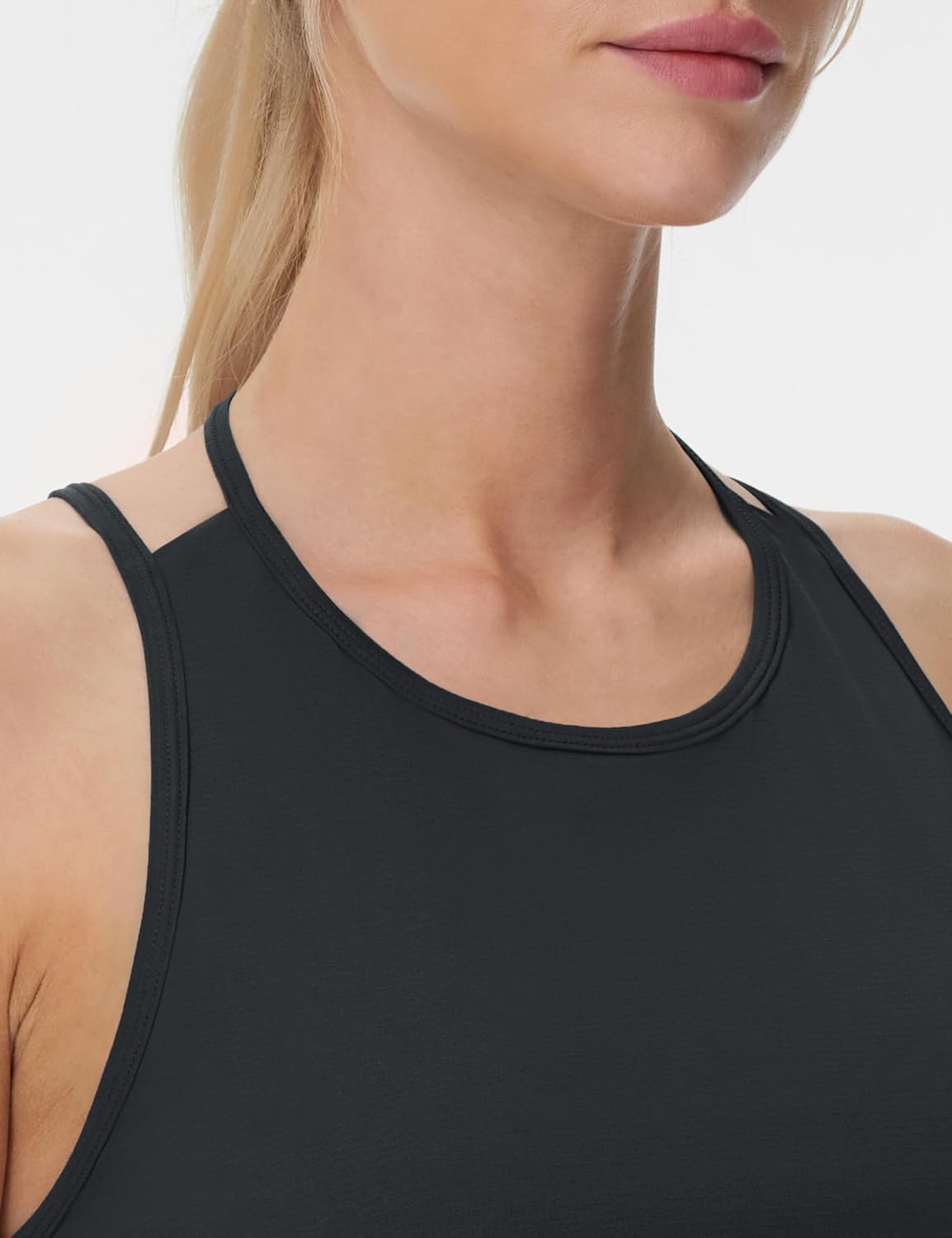 THE GYM PEOPLE Womens Racerback Workout Tank Tops Lightweight Stretchy Sleeveless Running Athletic Yoga Tee Shirts - Image 5