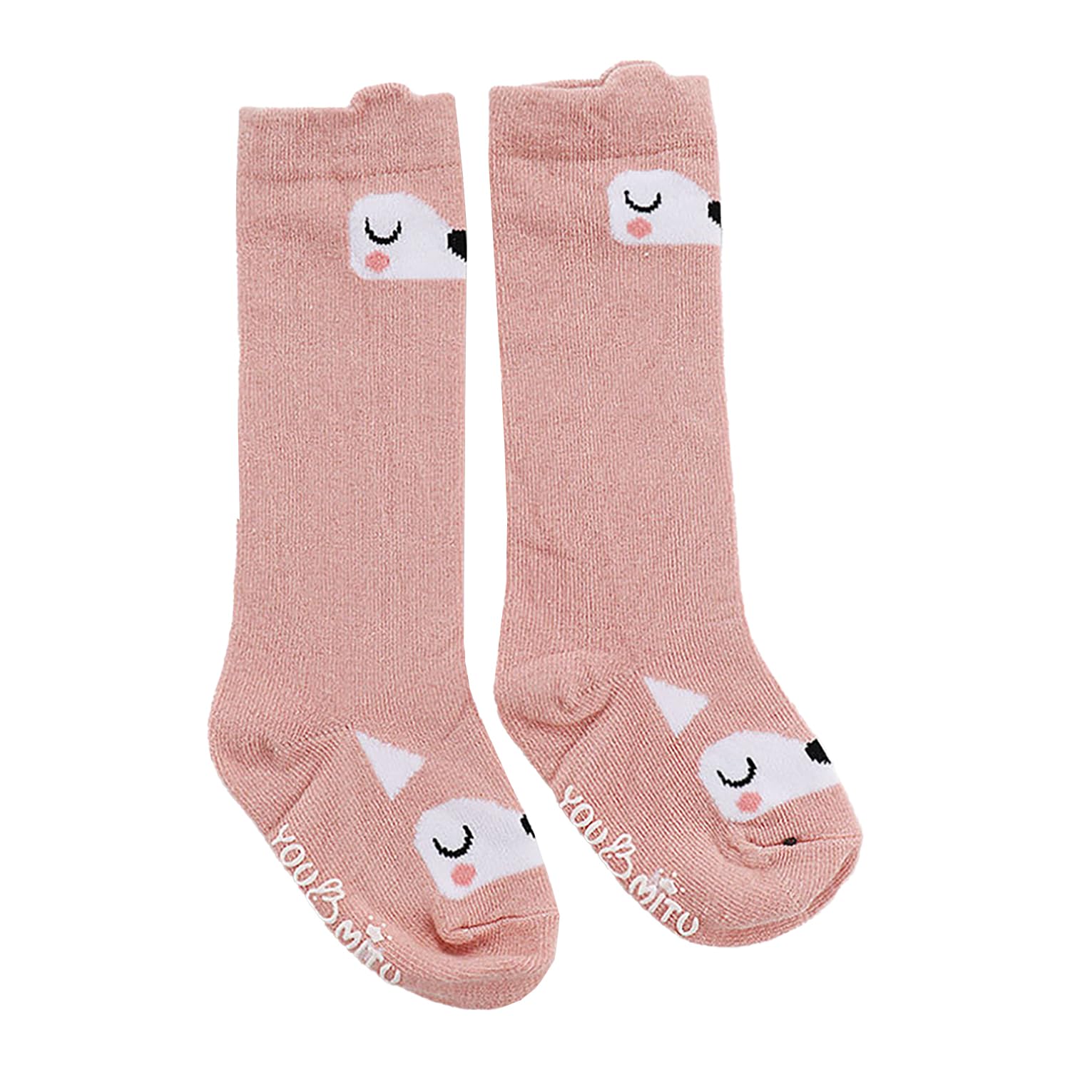 Baby Socks Over-The-Knee,Non Slip,Socks For Baby Thin Cotton Cartoon Pattern Socks