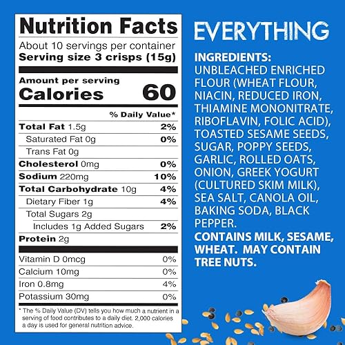 Miniatura 2 de Kii Naturals Artisan Crisps Everything 53 onzas paquete de 1