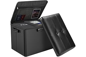 DocSafe Fireproof and Waterproof Storage Ottoman