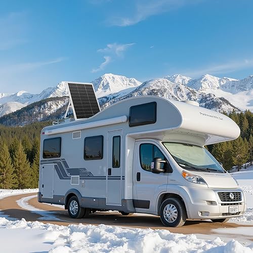 Miniatura 8 de VEVOR Cargador de batería de panel solar de 25 W 12 V, mantenedor de batería solar con controlador MPPT inteligente y soporte de montaje ajustable,