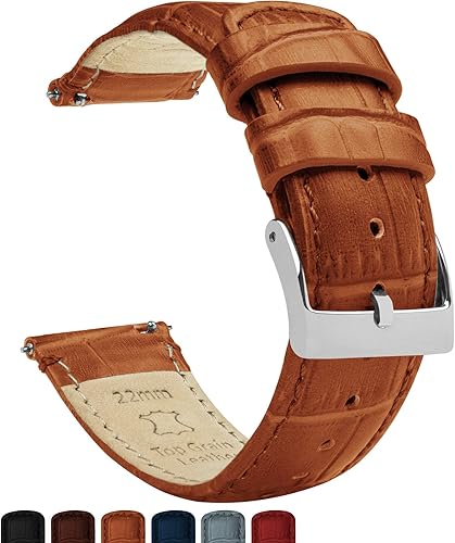 BARTON Tropical-Style 2.0 - Bandas de reloj de estilo tropical, liberación rápida, elige el color y tamaño de la correa - correas de 18 mm, 19 mm,