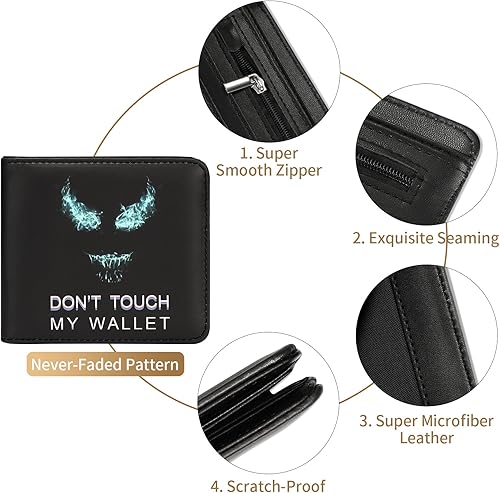 Miniatura 5 de Cartera genial para niños adolescentes Bistup, Monster, Lindo