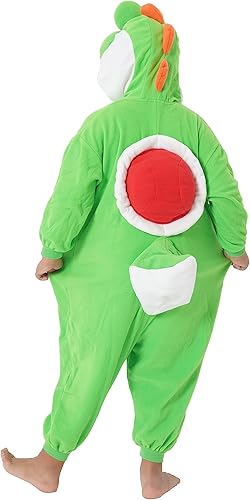 Miniatura 8 de SAZAC Kigurumi - Super Mario Bros. - Yoshi - Disfraz enterizo de Halloween - Talla para niños (5 a 9 años), Yoshi