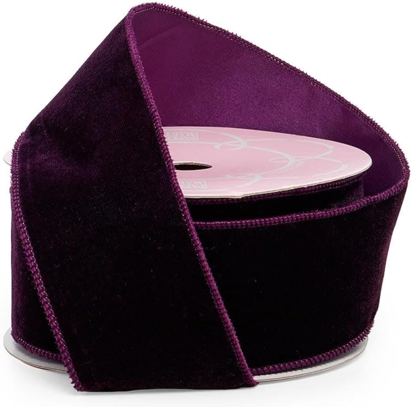 2 1/2" X 10 Yards Premium Velvet Wired Ribbon - Hot Pink