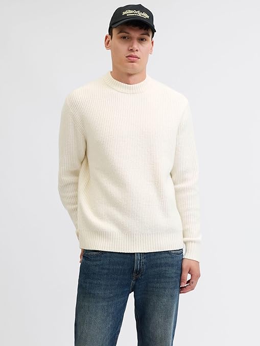 Jack & Jones JORYORK OLLIE CREW NECK - Pullover - sycamore/vert foncé Jack & Jones JORYORK OLLIE CREW NECK - Pullover - sycamore/vert foncé