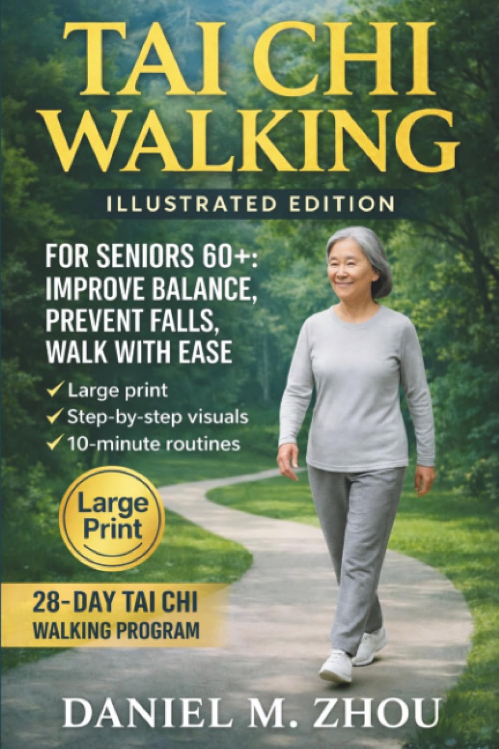 Tai Chi Walking: For Seniors Over 60 – Easy At Home Exercises to Improve Balance, Prevent Falls and Walk with Confidence