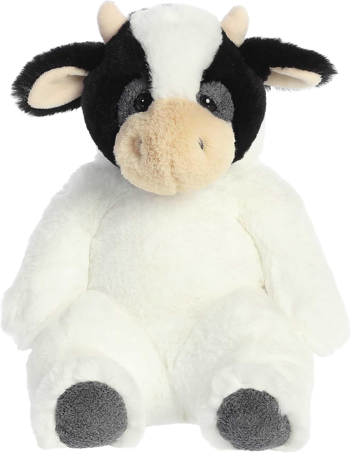 Aurora® Cozy Sluuumpy™ Da Cow™ Stuffed Animal - Comforting Companions - Blissful Relaxation - White 15 Inches