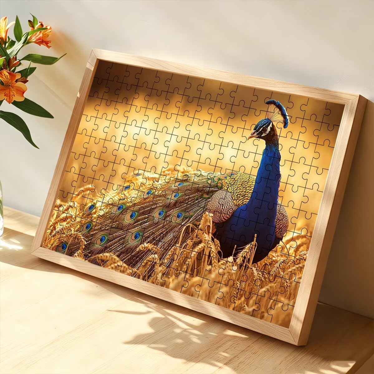 Puzzle 1500 sztuk paw, puzzle ziarna, drewniane puzzle, 87 x 57 cm -1246