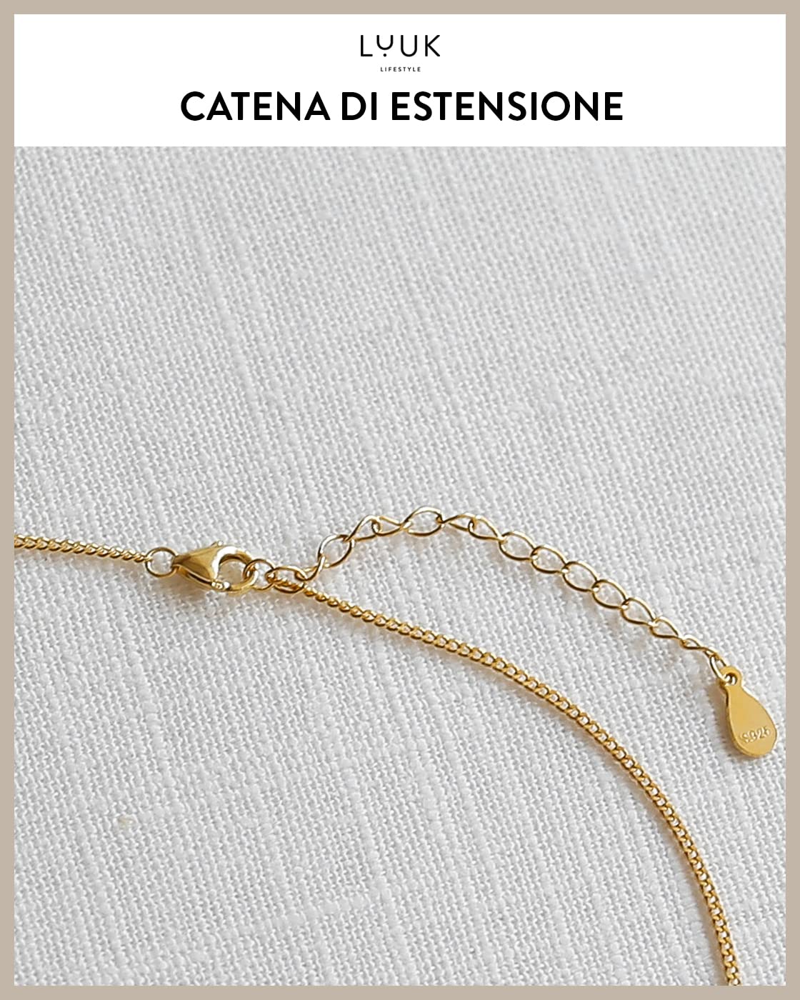 LUUK LIFESTYLE Stainless steel necklace with cute pendants, Angel Wings|Whale|Baguette|Pinecone|Bunny|Honeybee|Duck|Flower, Gifts for Women, 50cm adjustable chain, Silver|Gold|Rose Gold