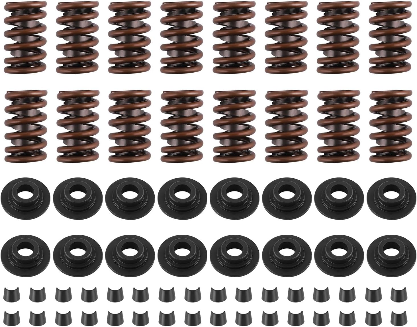 maXpeedingrods Z28 Valve Springs Kit w/Steel Retainers HD Locks for Chevrolet Small Block Chevy 327 350 400