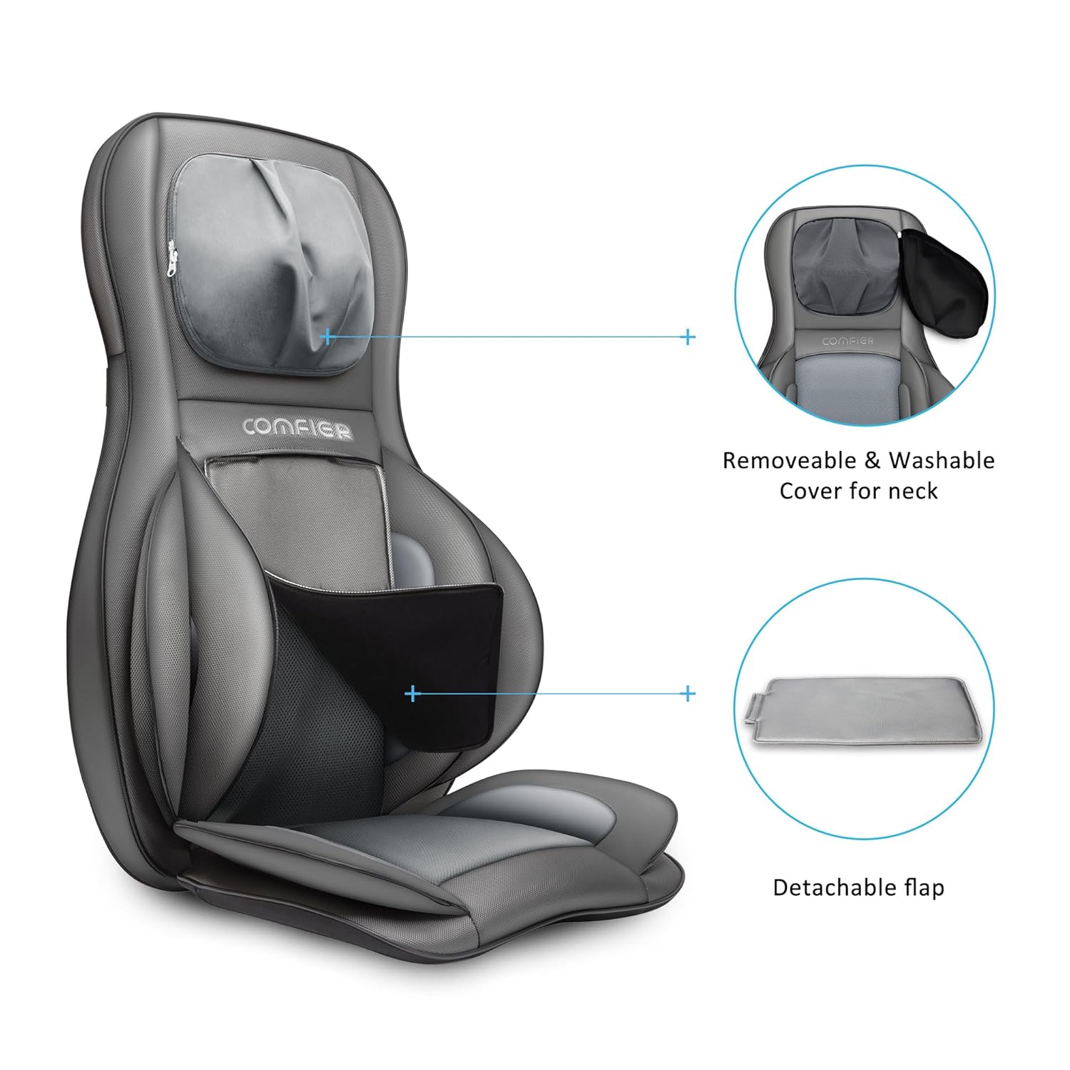 Common Full Body Massage Chair, Massage Reclineer Chair, 4D Shaatsu Deep Tissue Massage Chair, 6 Auto Program, Zero Gravity and Heating and Air Compression and Foot Massage (Gray) Common Full Body Massage Chair, Massage Reclineer Chair, 4D Shaatsu Deep Tissue Massage Chair, 6 Auto Program, Zero Gravity and Heating and Air Compression and Foot Massage (Gray)