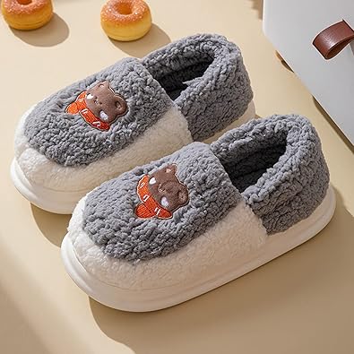 Nlaayong Pantoufles Hommes Chaussons En Mousse à Mémoire Chaussons