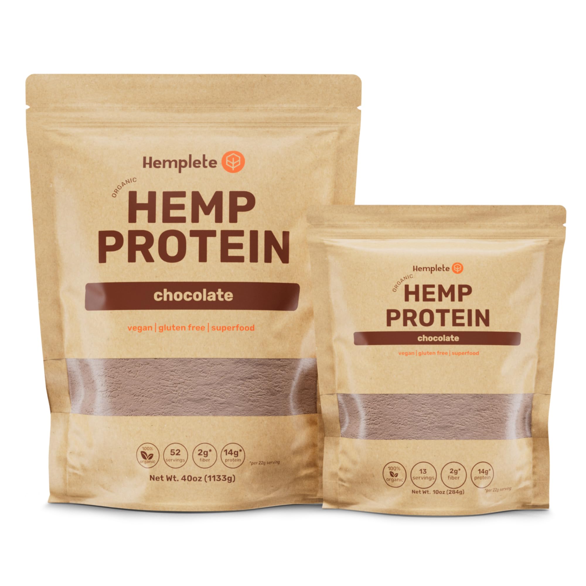 Hemp Vegan Protein Powder for Heart and Brain Health, Easy to Digest Chocolate Powder Drink with Plant Protein for Muscle Building and Recovery, 9 Essential Amino Acids (Chocolate, 10 ounces) — Amazon image 9