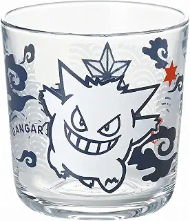 金正陶器(Kaneshotouki) 「 ポケットモンスター 」 ゲンガー ガラス コップ タンブラー 8cm 切り絵タッチ 140164