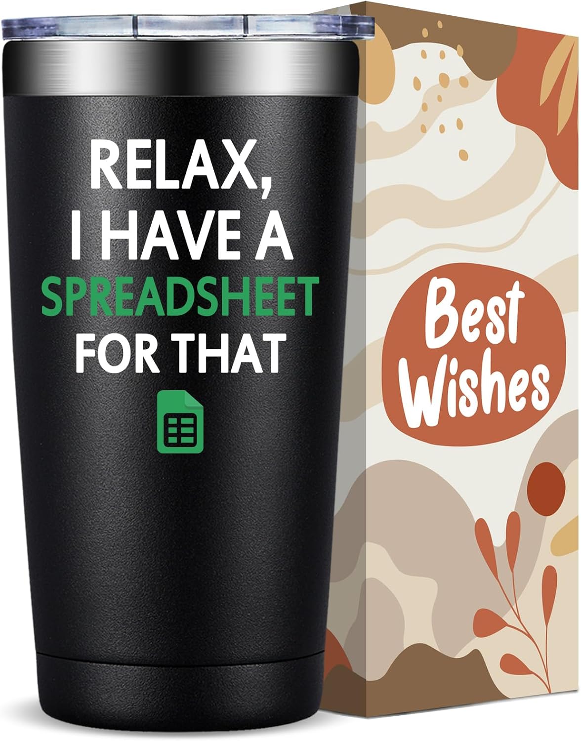 Fufandi Boss Gifts for Men, Accountant Gift - Boss Day Christmas Birthday Gift for Bosses Male, Manager, Him - Tumbler Cup