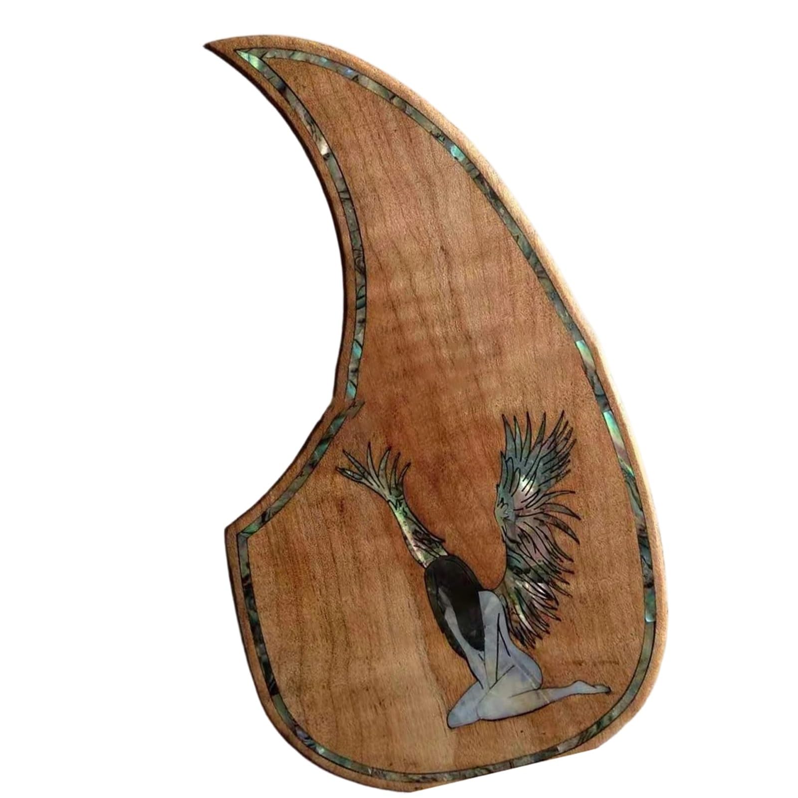 Pickguard do gitary akustycznej dla początkujących Profesjonalny drewniany pickguard do gitary akustycznej z intarsjowanym wykończeniem akcesorium do instrumentów muzycznych