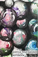 Acrylic Pour Banner Notebook