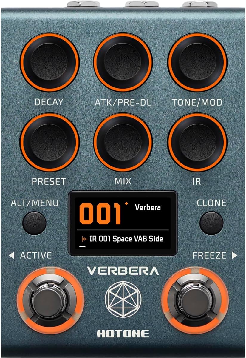 Hotone Verbera NC-200 Convolution Reverb Effects Processor (power supply included)