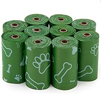 Vista 116 de Best Pet Supplies - Bolsas para limpieza de excremento de perro, rollo de repuesto, uso en exteriores, a prueba de fugas y desgarros, plástico
