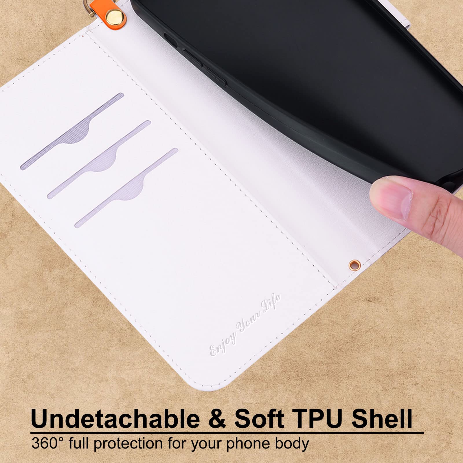 Cracedily Cover per Xiaomi Redmi Note 13 Pro Plus 5G Case, Custodia Cover Pelle Premium Portafoglio con Porta Carte Magnetica Supporto Protezione Flip Case Custodia per Xiaomi Note 13 Pro+ 5G,Caffè