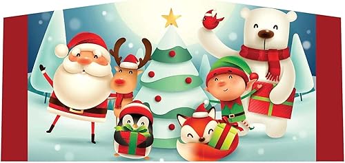 TentandTable Panel de arte modular para casas de rebote, toboganes o combos  Polo Norte  Se adapta a la mayoría de inflables comerciales de 13 pies