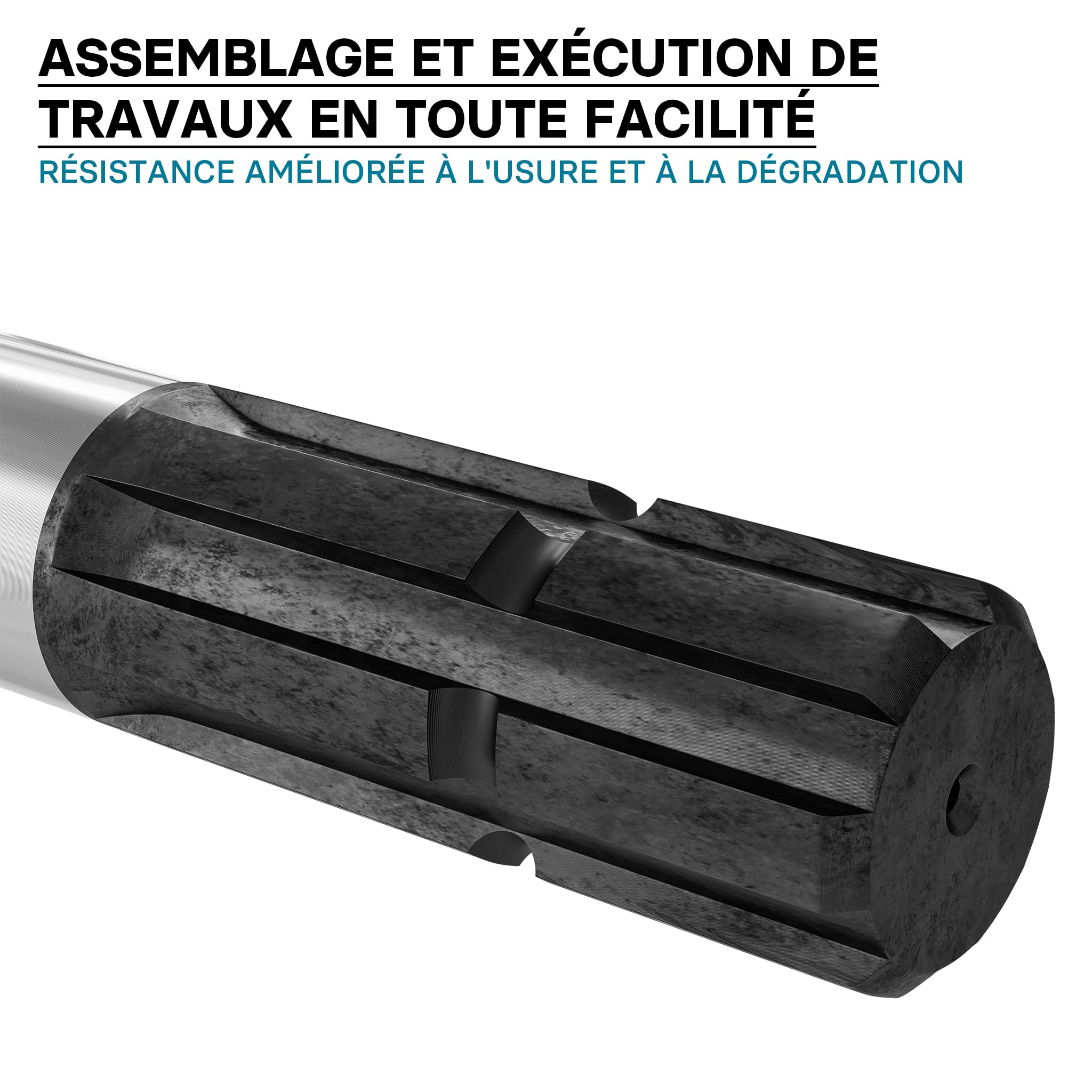 Cardan Tracteur Agricole Arbre De Transmission B1 300mm - Prise De Force  Agricole 6 Cannelures - Acier Haute Résistance Arbre Prise De Force