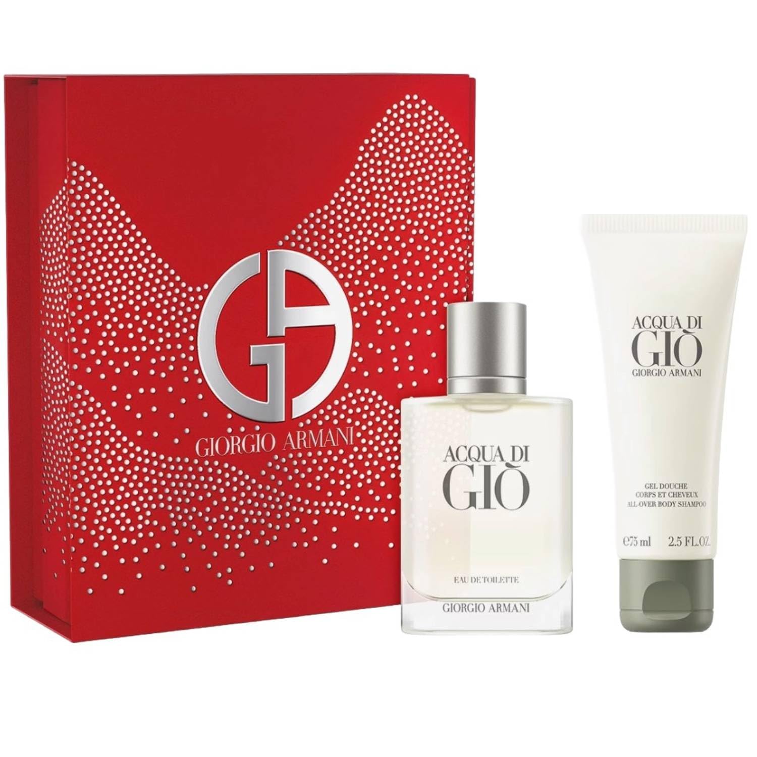Giorgio Armani Gio Water Di Gio Opakowanie prezentowe dla mężczyzn Perfumy Woda toaletowa 50 ml i szampon pod prysznic 75 ml